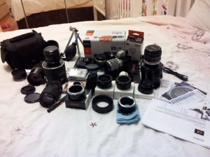 Sony NEX5N with legacy lenses and other accessories